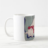 Witte kattenspel met een string, Hiroshige Koffiemok (Links)