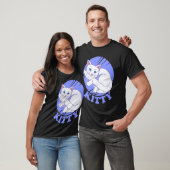 Witte kattenstaart t-shirt (Unisex)