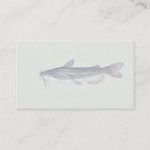 Witte katvis visitekaartje (Achterkant)