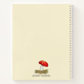 witte keel mus "Clarence" spiraal notitieboek (Achterkant)