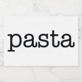 Witte keramische keukenzagerijen voor thuisgebruik voedselcontainer etiket (Enkel label)