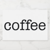 Witte keramische keukenzagerijen voor thuisgebruik voedselcontainer etiket (Enkel label)