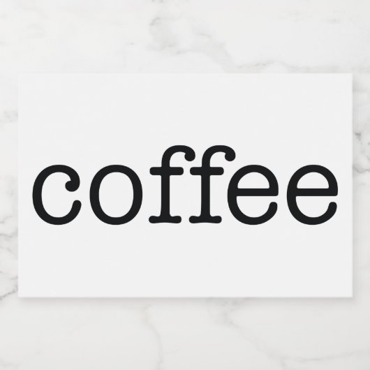 Witte keramische keukenzagerijen voor thuisgebruik voedselcontainer etiket (Enkel label)