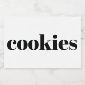 Witte keramische keukenzagerijen voor thuisgebruik voedselcontainer etiket (Enkel label)