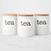 Witte keramische keukenzagerijen voor thuisgebruik voedselcontainer etiket (Flessen)