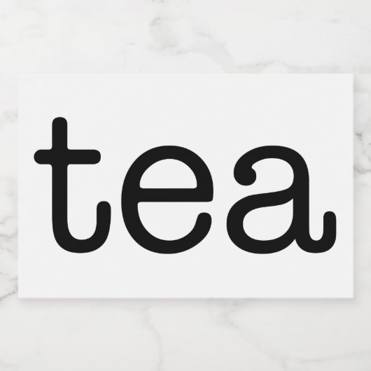 Witte keramische keukenzagerijen voor thuisgebruik voedselcontainer etiket (Enkel label)