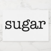 Witte keramische keukenzagerijen voor thuisgebruik voedselcontainer etiket (Enkel label)