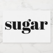 Witte keramische keukenzagerijen voor thuisgebruik voedselcontainer etiket (Enkel label)