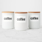 Witte keramische keukenzagerijen voor thuisgebruik voedselcontainer etiket (Flessen)