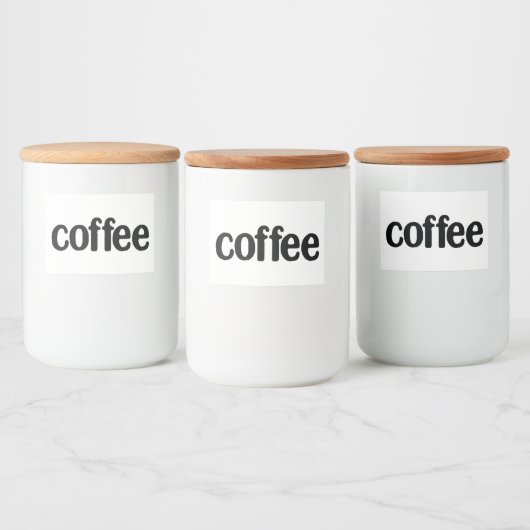 Witte keramische keukenzagerijen voor thuisgebruik voedselcontainer etiket (Flessen)