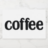 Witte keramische keukenzagerijen voor thuisgebruik voedselcontainer etiket (Enkel label)