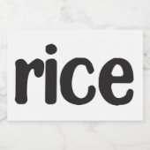 Witte keramische keukenzagerijen voor thuisgebruik voedselcontainer etiket (Enkel label)