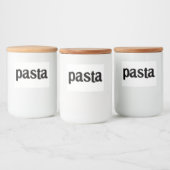 Witte keramische keukenzagerijen voor thuisgebruik voedselcontainer etiket (Flessen)