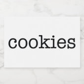 Witte keramische keukenzagerijen voor thuisgebruik voedselcontainer etiket (Enkel label)