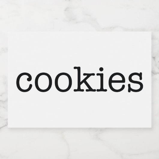 Witte keramische keukenzagerijen voor thuisgebruik voedselcontainer etiket (Enkel label)