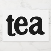 Witte keramische keukenzagerijen voor thuisgebruik voedselcontainer etiket (Enkel label)