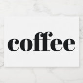 Witte keramische keukenzagerijen voor thuisgebruik voedselcontainer etiket (Enkel label)