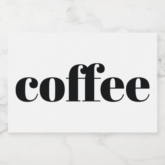 Witte keramische keukenzagerijen voor thuisgebruik voedselcontainer etiket (Enkel label)