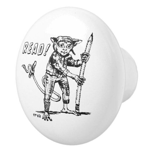 Witte Keramische lade trekken voor lezers en schri Keramische Knop (Rechts)