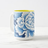 Witte keramische mok van Daisy (Voorkant links)