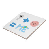 witte keramische tegels (4,25 x 4,25 inch) tegeltje (Zijkant)