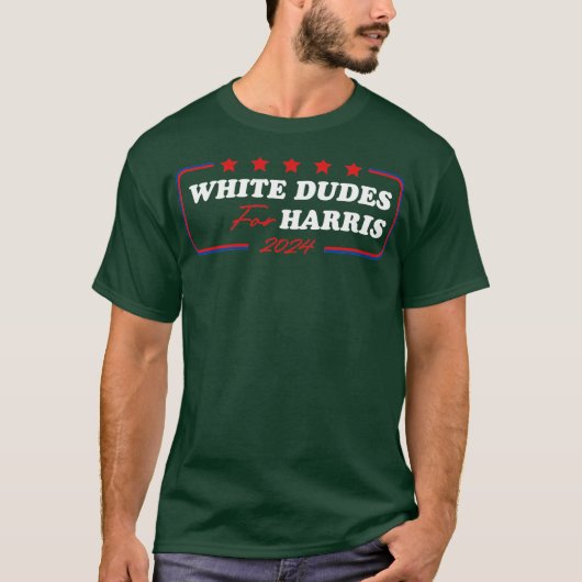 Witte kerels voor 3 t-shirt (Voorkant)