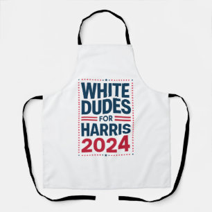 Witte Kerels Voor Harris-2024 Schort