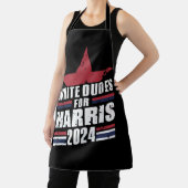 Witte kerels voor Kamala Harris 2024 Schort (Insitu)