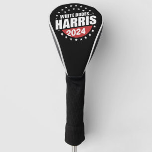 Witte kerels voor Kamala Harris 2024 verkiezing Golfheadcover