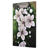 Witte kerrievloeren in acryl klembord (Links)