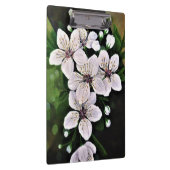 Witte kerrievloeren in acryl klembord (Rechts)