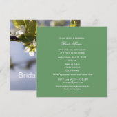 Witte kersen bloeiende tak vrijgezellenfeest kaart (Voorkant / Achterkant)