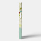 Witte Kersenbloesem Bloesem Monogram IPAD Case (Achterkant / Rechts)