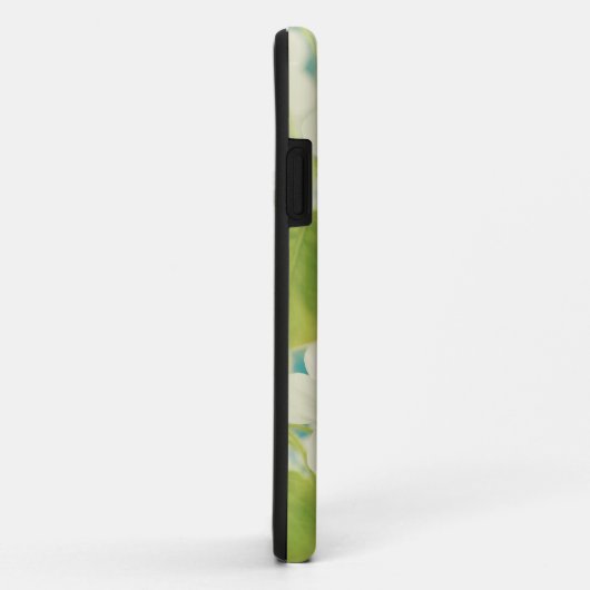 Witte Kersenbloesem Bloesem Monogram IPHONE 5 Hoes (Achterkant/rechts)