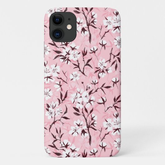 Witte kersenbloesem Case-Mate iPhone case (Achterkant)