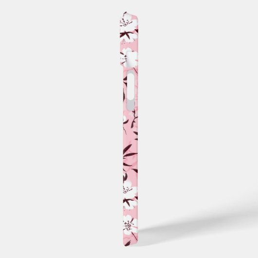 Witte kersenbloesem Case-Mate iPhone case (Achterkant / Links)