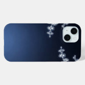 Witte Kersenbloesem Navy Achtergrond Case-Mate iPhone Case (Achterkant (horizontaal))