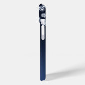 Witte Kersenbloesem Navy Achtergrond Case-Mate iPhone Case (Achterkant / Links)
