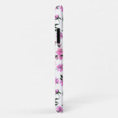 Witte kersenbloesem op wit Case-Mate iPhone case (Achterkant/rechts)
