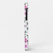 Witte kersenbloesem op wit Case-Mate iPhone case (Achterkant/links)