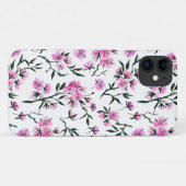 Witte kersenbloesem op wit Case-Mate iPhone case (Achterkant (horizontaal))