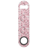 Witte kersenbloesem speed flessenopener (Voorkant)