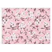 Witte kersenbloesem tafelkleed (Voorkant (Horizontaal))