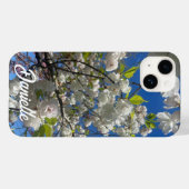 witte kersenbloesemboom Case-Mate iPhone case (Achterkant (horizontaal))