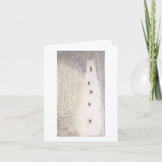 WITTE KERST #1 FEESTDAGEN KAART