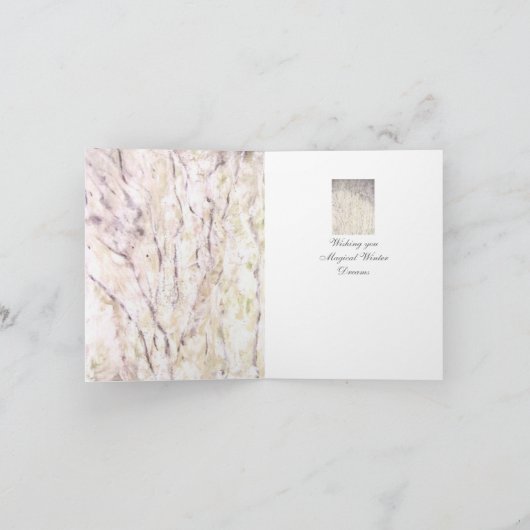 WITTE KERST #2 FEESTDAGEN KAART (Binnen)