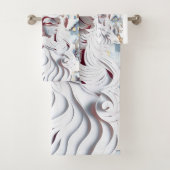 WITTE KERST BAD HANDDOEK (Insitu)