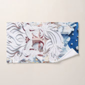 WITTE KERST BAD HANDDOEK (Handdoek)