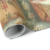 witte kerst cadeaupapier (Rol Hoek)