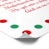 Witte kerst Carol Jingle Bells Posters 20 x 28 inc (Hoek)